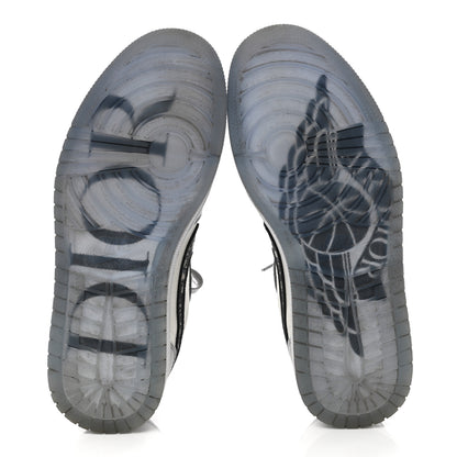 Christian Dior X NIKE AIR JORDAN Calfskin Mens Oblique Low Sneakers 39 Beige White 5 of 17