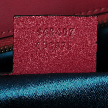 Gucci Velvet Matelasse Small GG Marmont Shoulder Bag Light Raspberry Rose 8 of 8