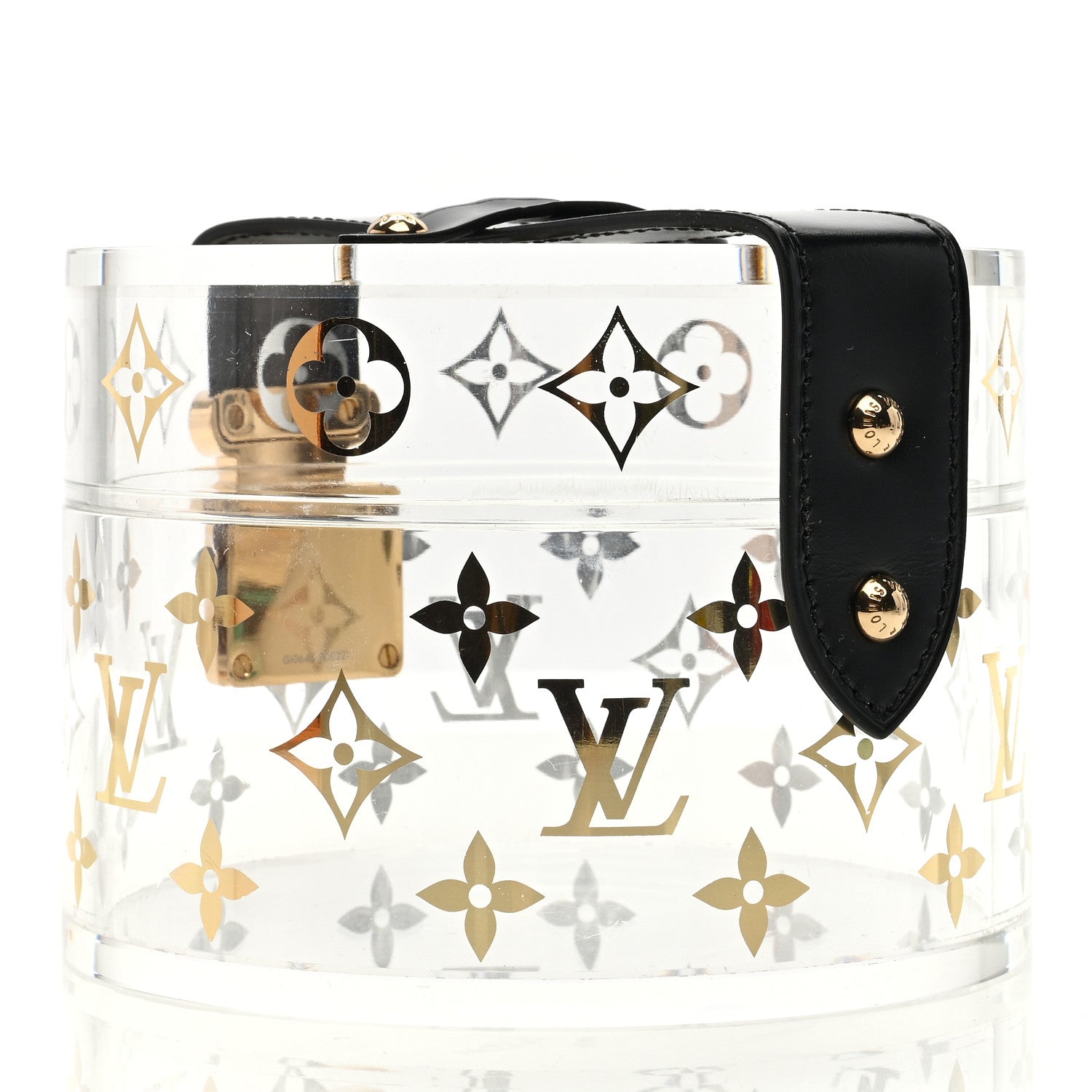 Louis Vuitton Transparent Plexiglass Box Scott Black 3 of 7
