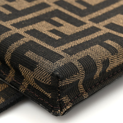 Fendi Fabric Jacquard FF 1974 Cell Pocket Strap You Tobacco Moro Black 7 of 7