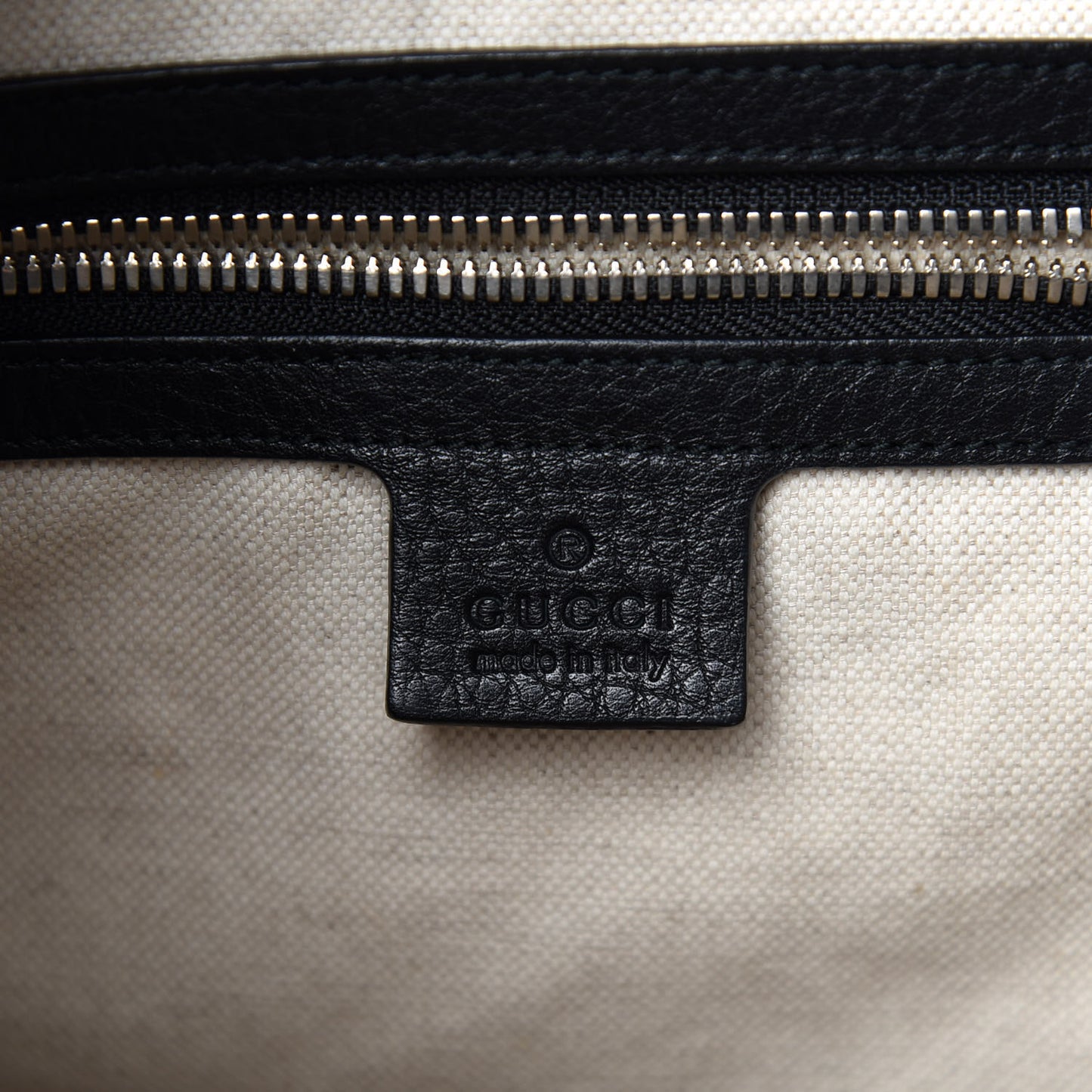 Pebbled Calfskin Small Soho Drawstring Backpack Black