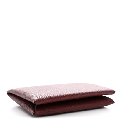 Hermes Epsom Calvi Card Case Rouge H 4 of 9
