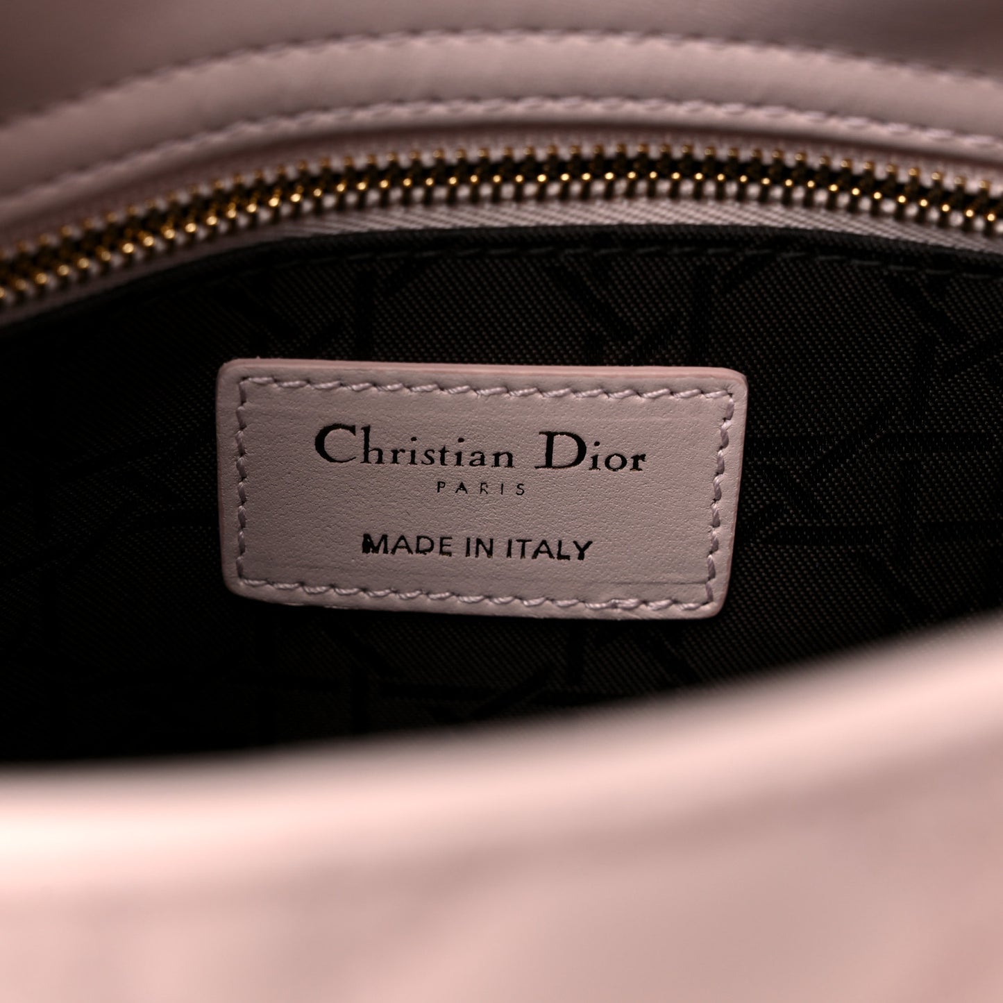 Lambskin Cannage Small My ABCDior Lady Dior Light Pink