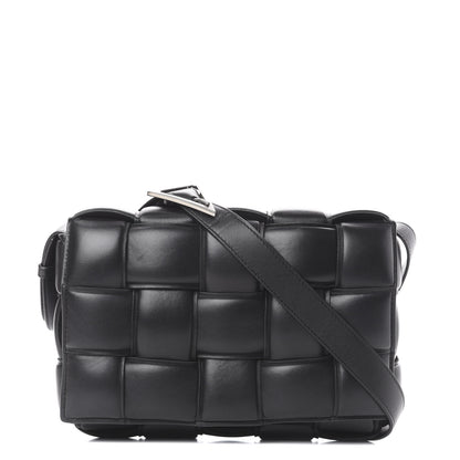 Bottega Veneta Nappa Maxi Intreccio Padded Cassette Crossbody Bag Black 1 of 9