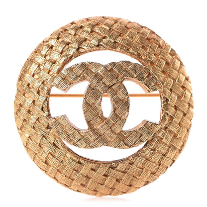Chanel CC Brooch Gold 1 of 5