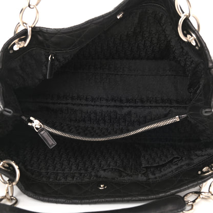 Christian Dior Lambskin Cannage Lady Dior Shoulder Bag Black 5 of 14