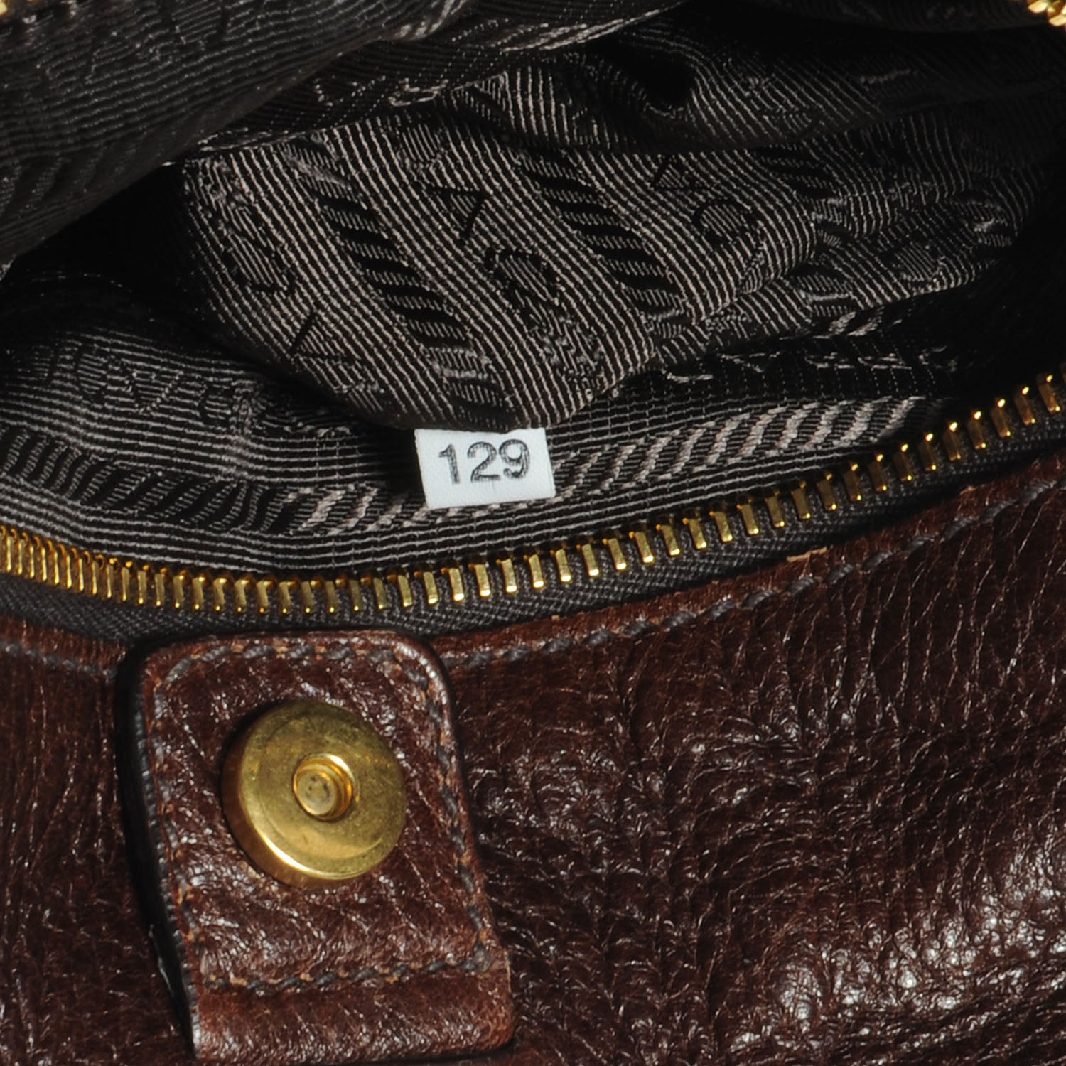 Prada Cervo Antik Hobo Cacao Sfumato 8 of 8