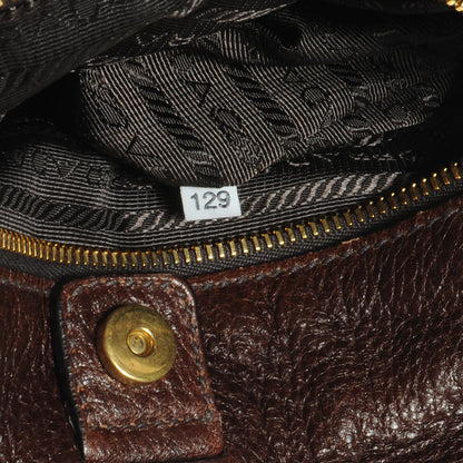 Prada Cervo Antik Hobo Cacao Sfumato 8 of 8
