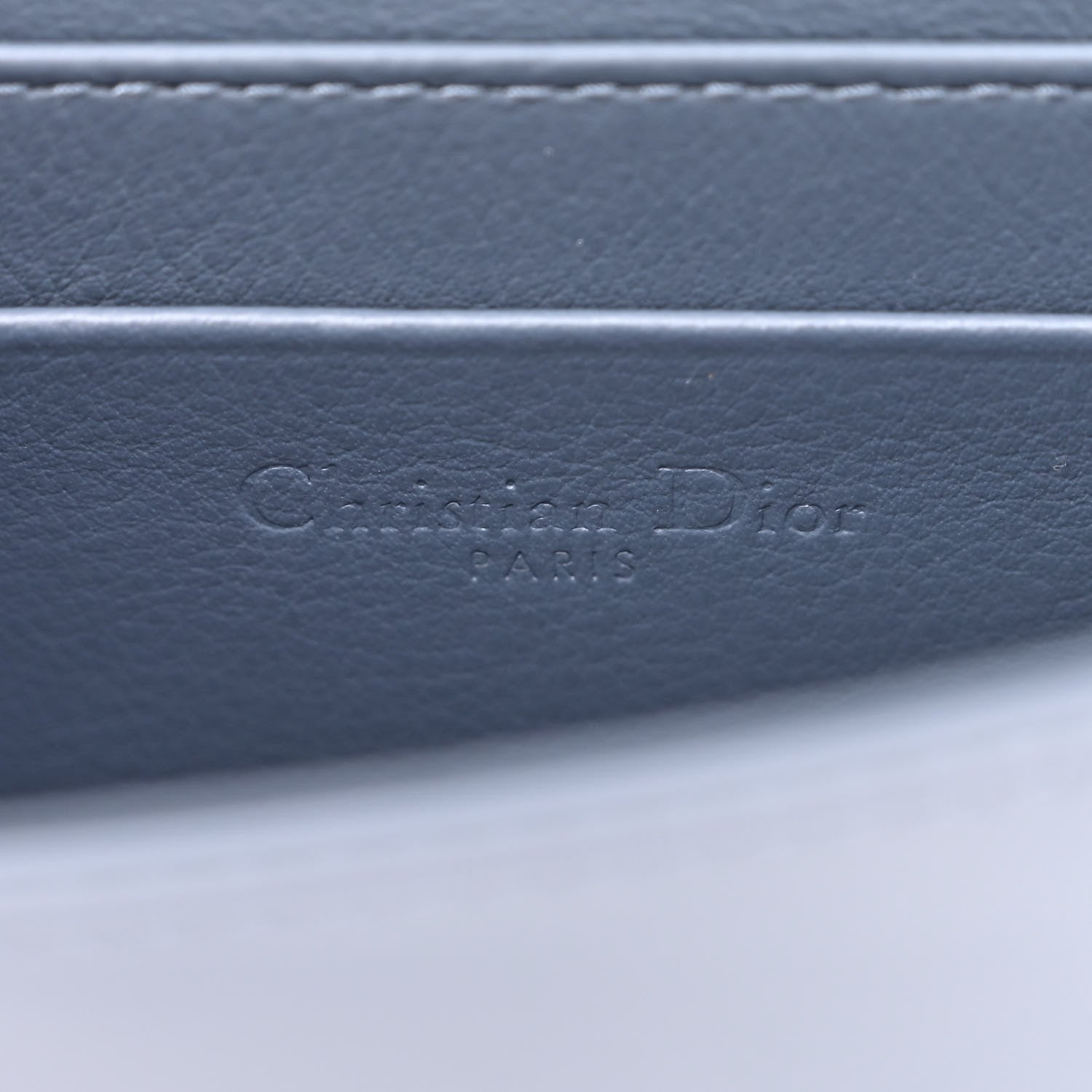 Christian Dior Patent Cannage Nano Lady Dior Pouch Denim 6 of 11
