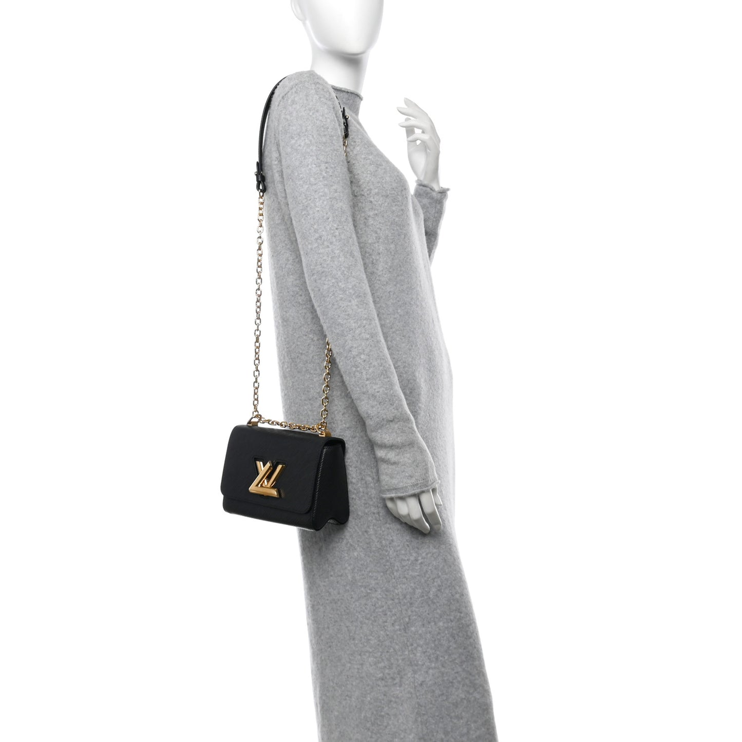 Epi Twist Shoulder Bag PM Black