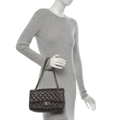 Chanel Caviar Quilted Medium Double Flap Brown 2 of 7