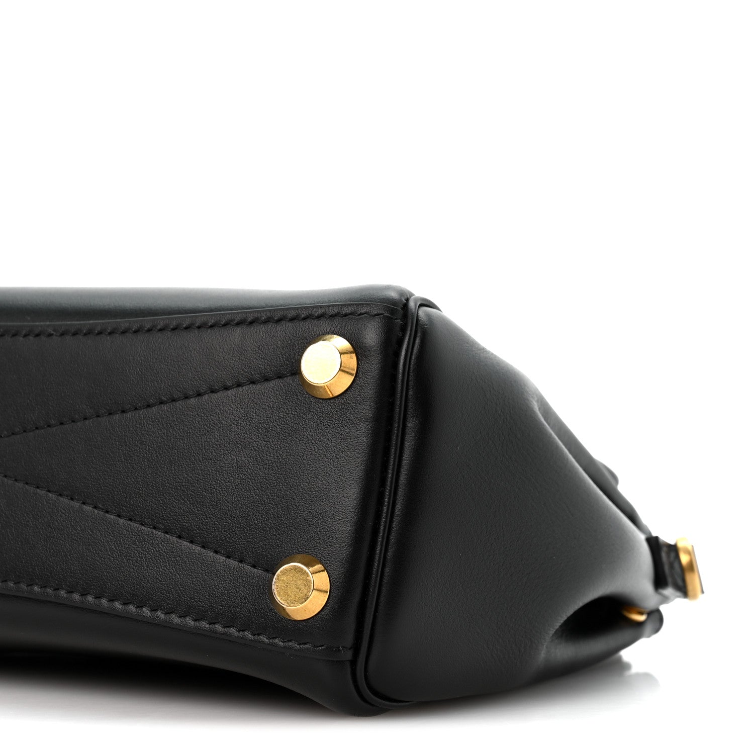 Balenciaga Smooth Calfskin Mini Bel Air Carry All Bag Black 9 of 11