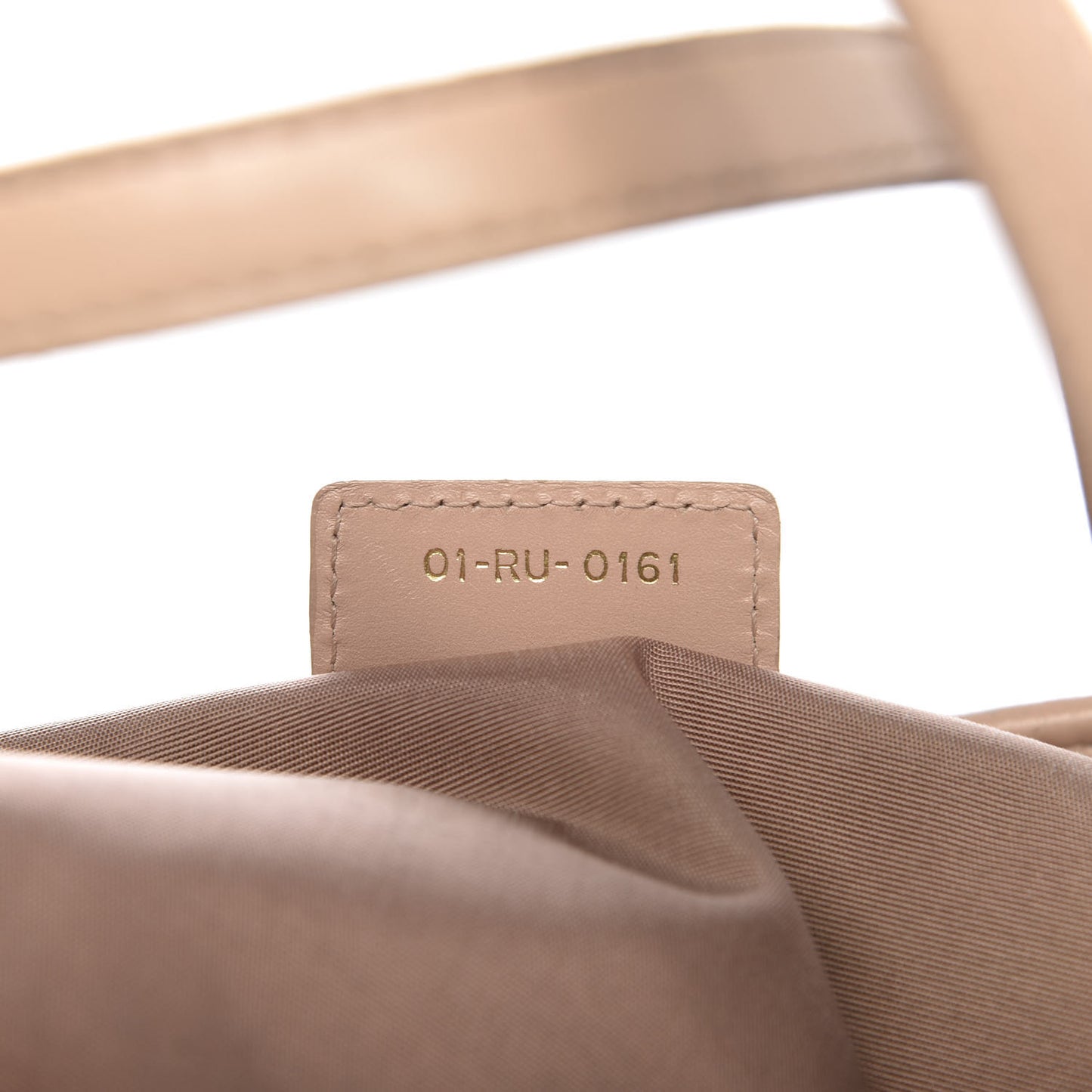 Coated Canvas Cannage Small Panarea Tote Beige