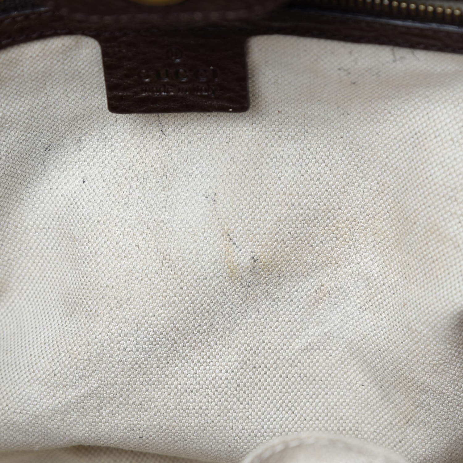 Gucci Monogram Medium GG Running Tote Dark Brown 8 of 11