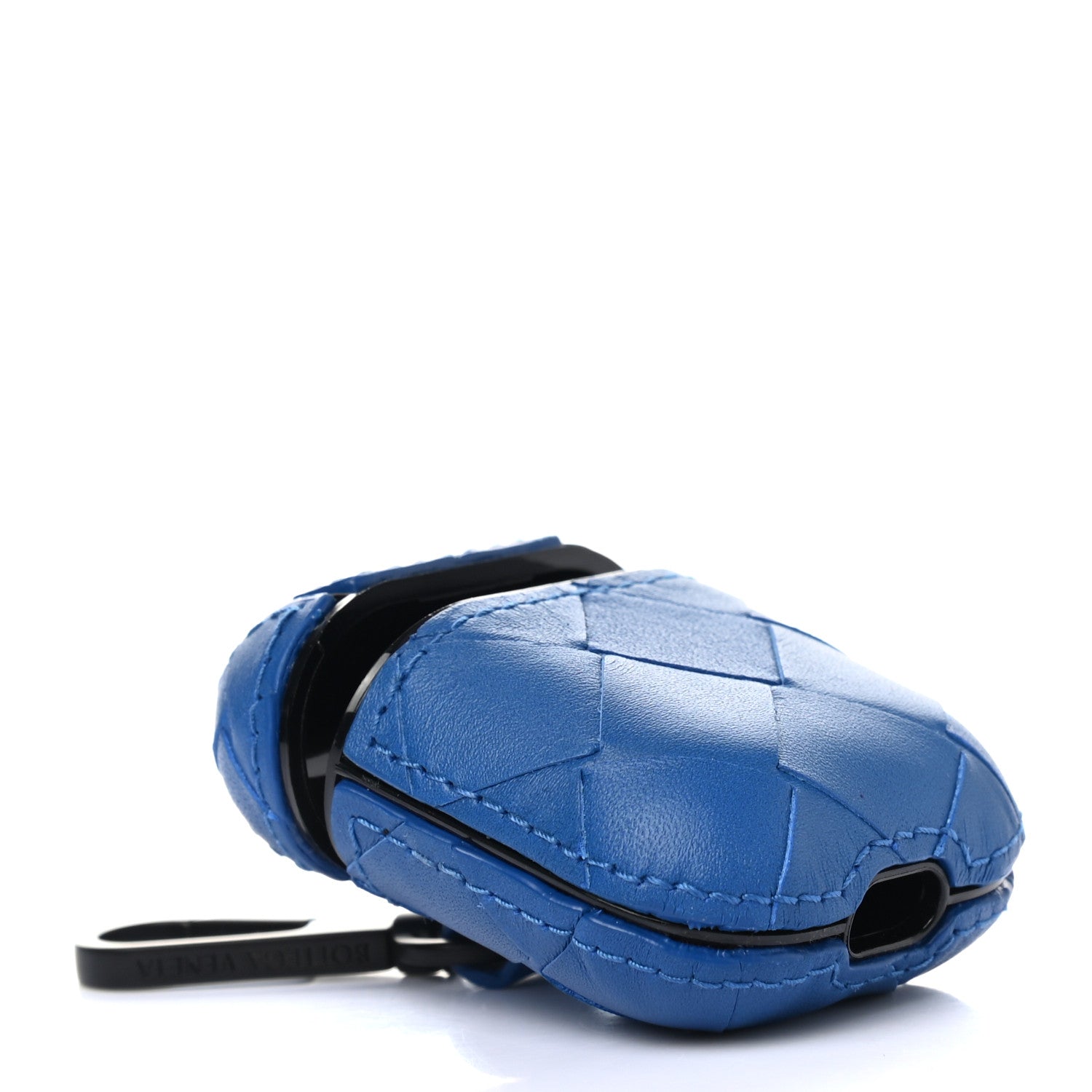 Bottega Veneta Nappa Intrecciato Airpods Case Blue 3 of 5