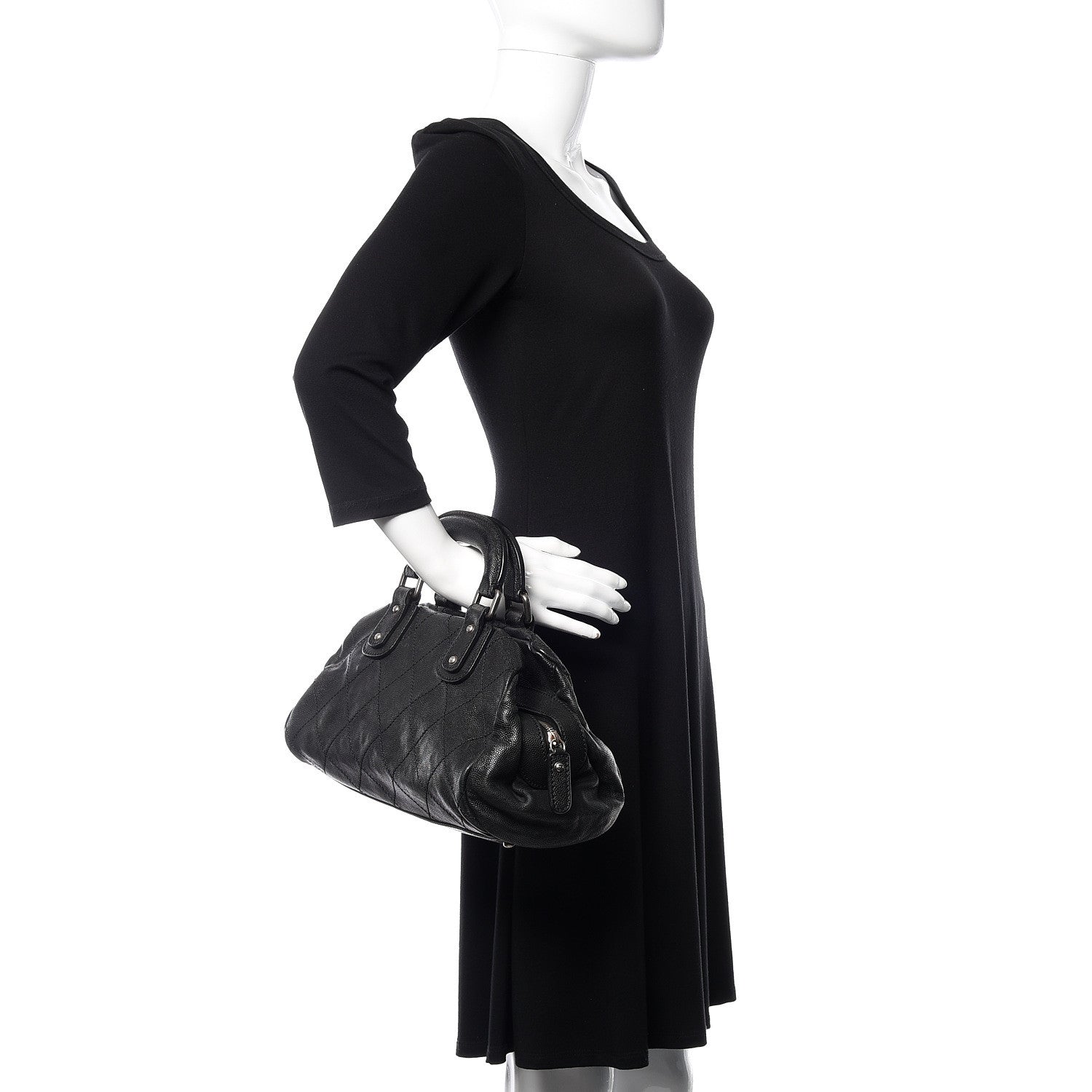 Chanel Caviar Small Outdoor Ligne Doctor Bag Black 3 of 27