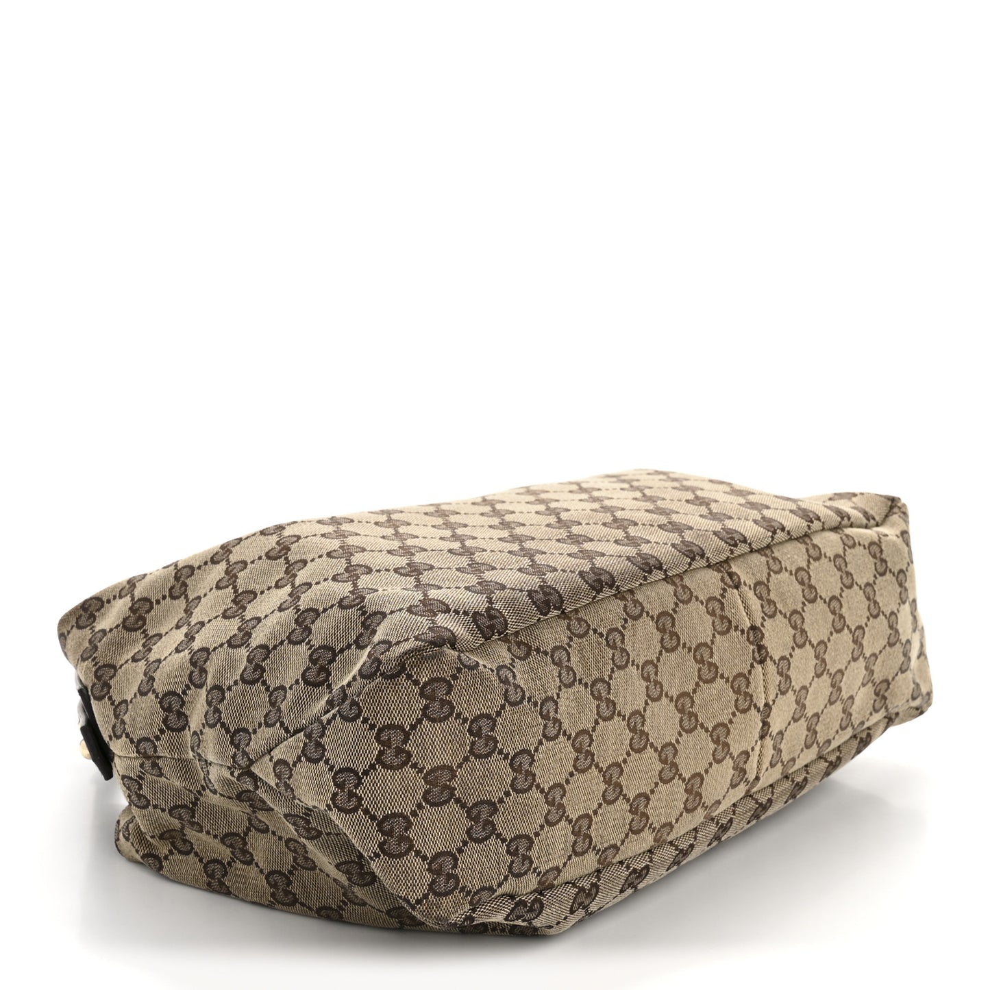 Monogram Medium Horsebit Chain Hobo Dark Brown