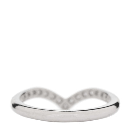 Tiffany Platinum Diamond Soleste V Band Ring 47 4 3 of 4