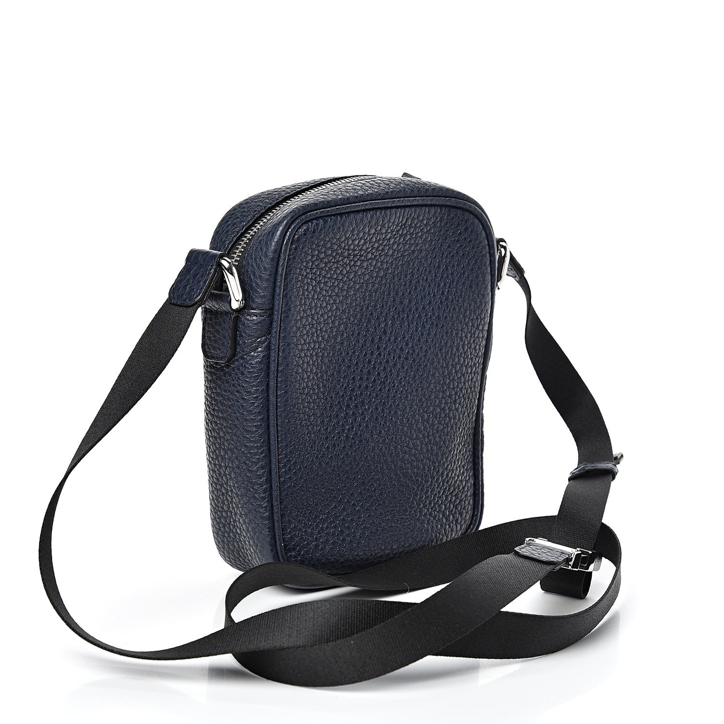 Cuoio Romano Fluo Metal Bug Eyes Small Messenger Bag Blue Notte Verde Fluo
