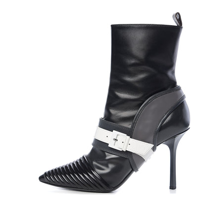 Louis Vuitton Glazed Calfskin Masterpiece Half Boots 39 Black 1 of 7