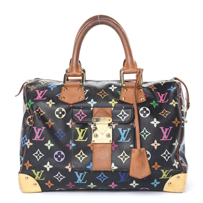 Louis Vuitton Monogram Multicolor Speedy 30 Black 1 of 19