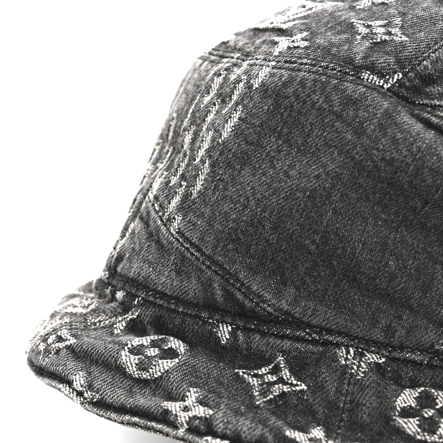 Louis Vuitton x NIGO Monogram Giant Denim Giant Damier Wave Sun Hat 60 Gray 10 of 11