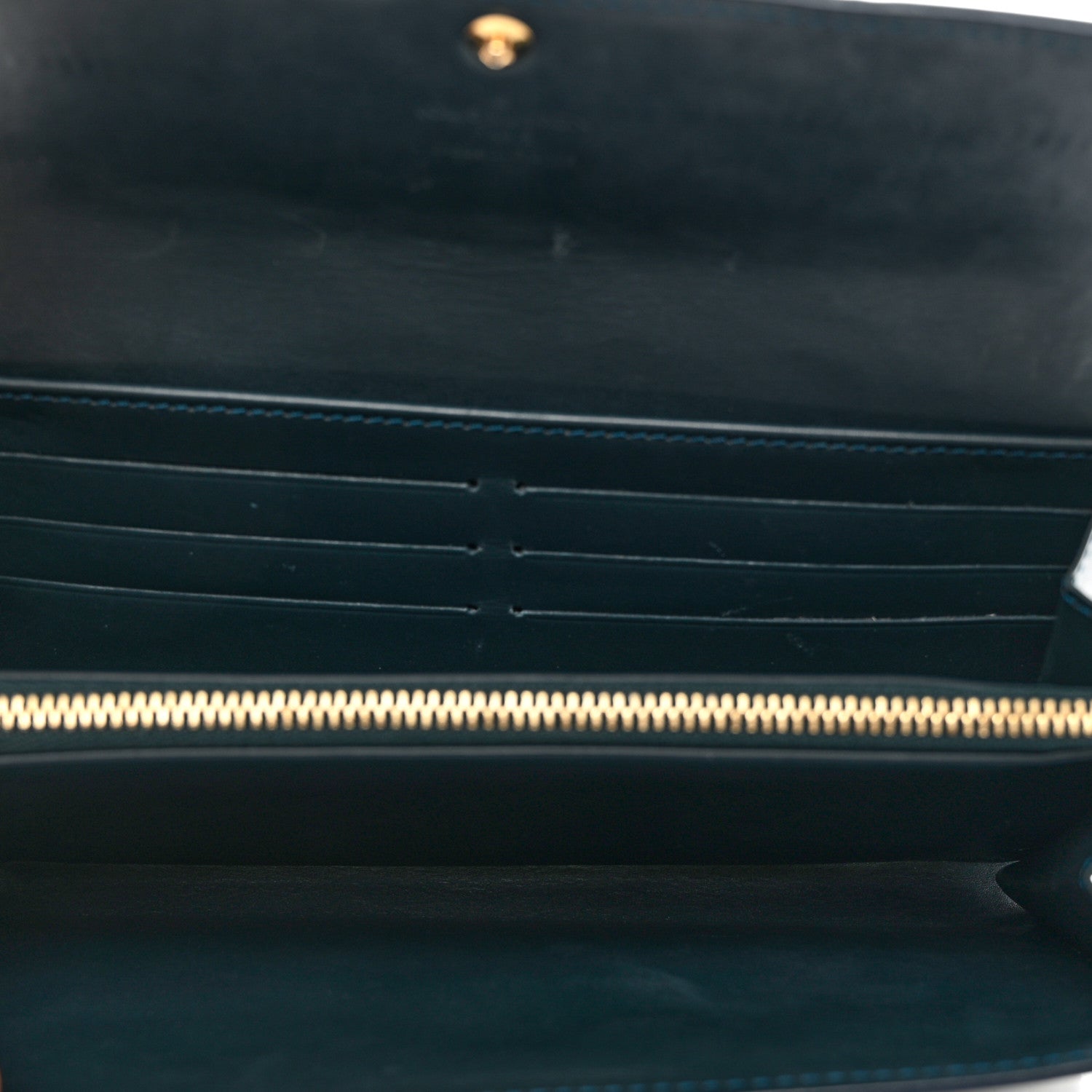 Louis Vuitton Vernis Sarah Wallet Blue Nuit 4 of 6