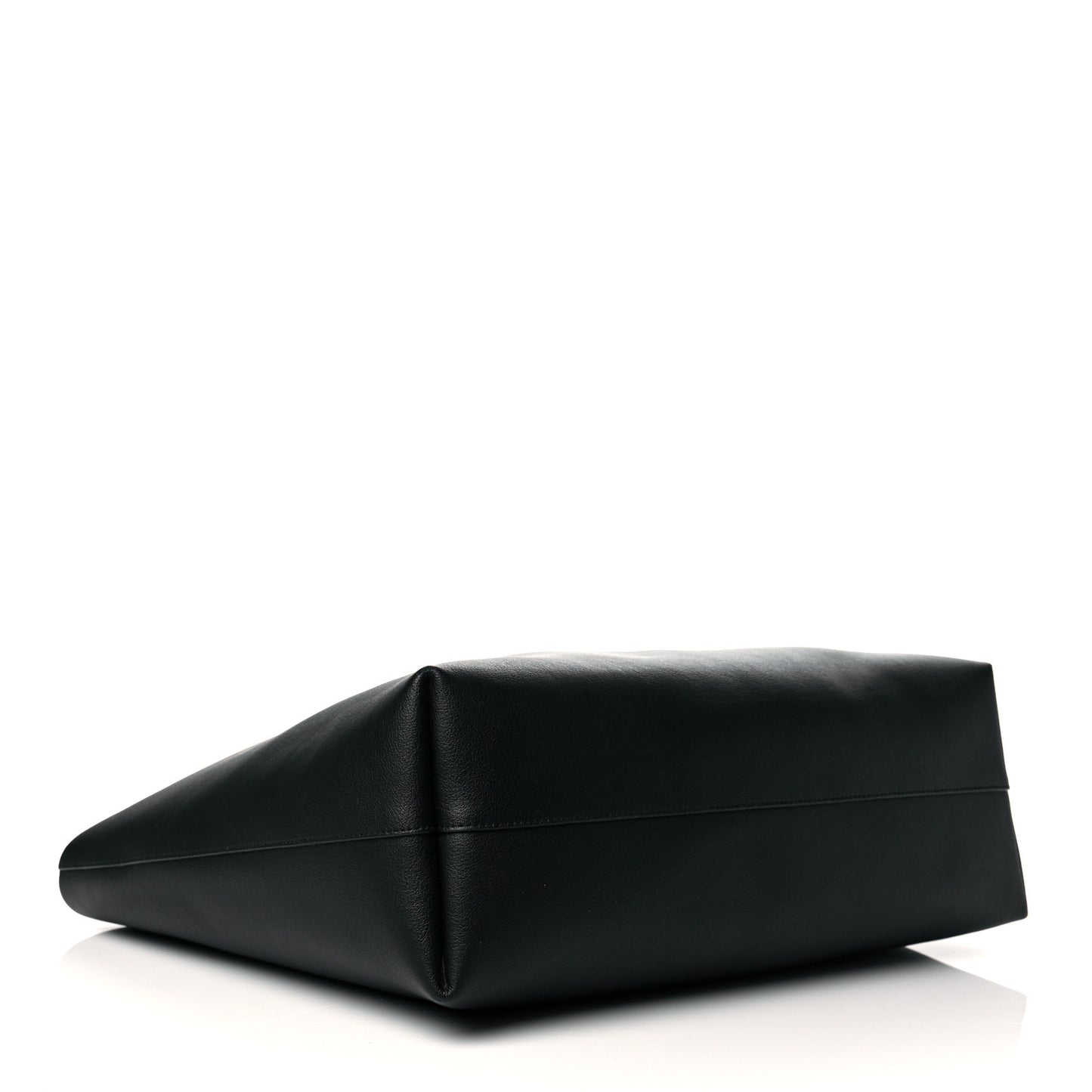 Calfskin Large Shopping Tote Black