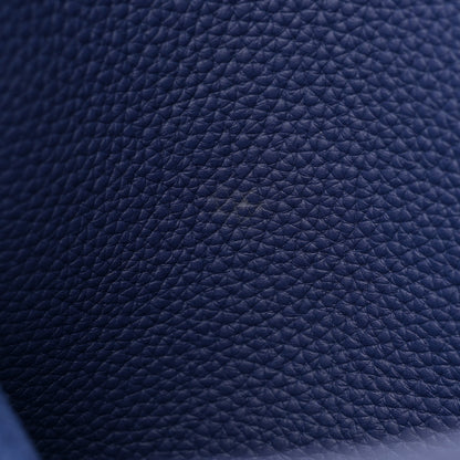 Hermes Taurillon Clemence Evelyne III PM Bleu Encre 11 of 12
