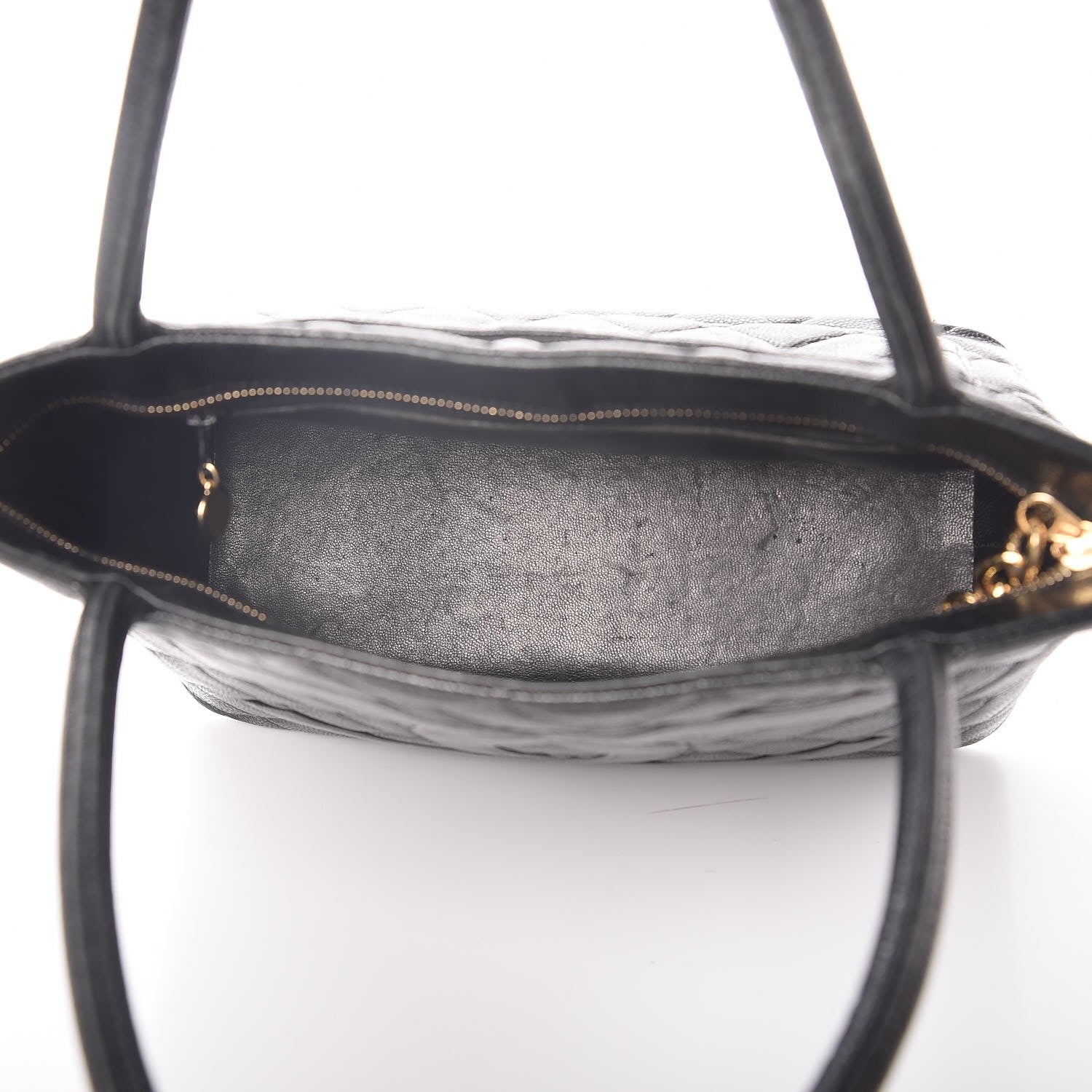 Chanel Caviar Quilted Medallion Tote Black 5 of 13