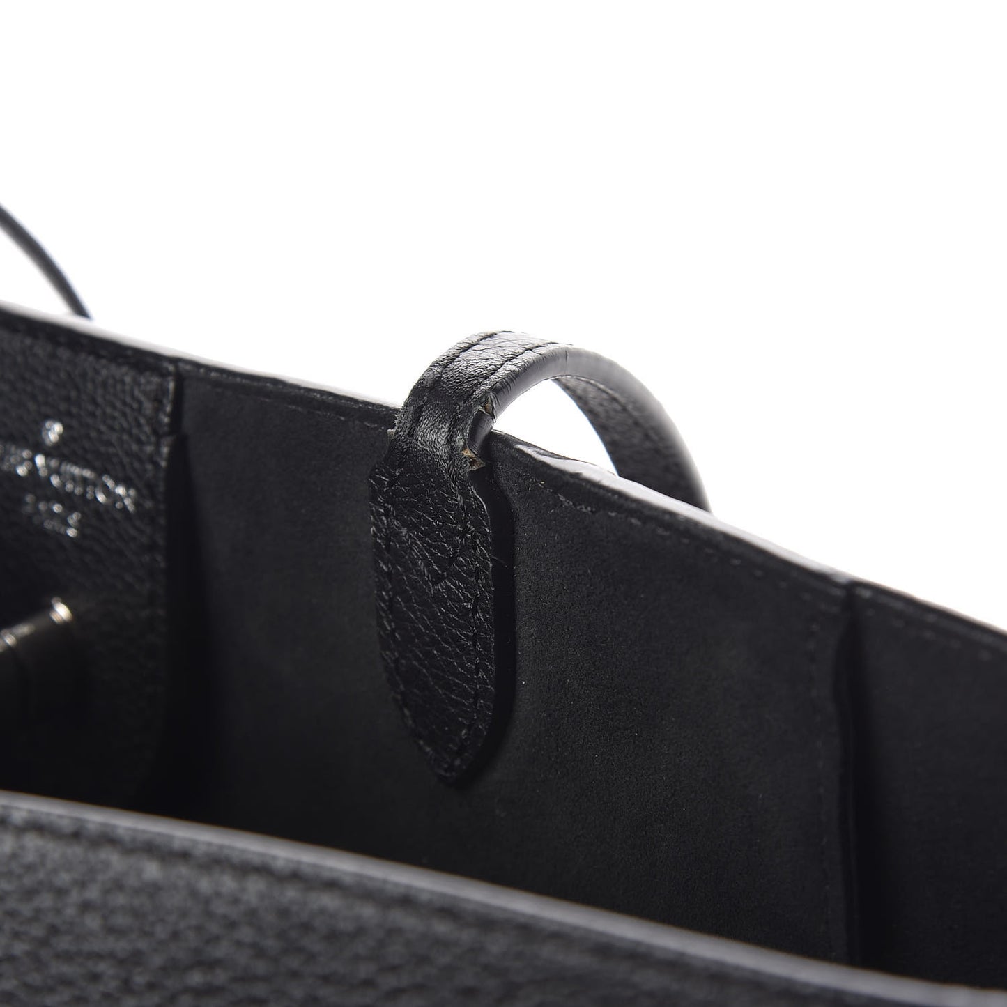 Calfskin Lockme Cabas Black