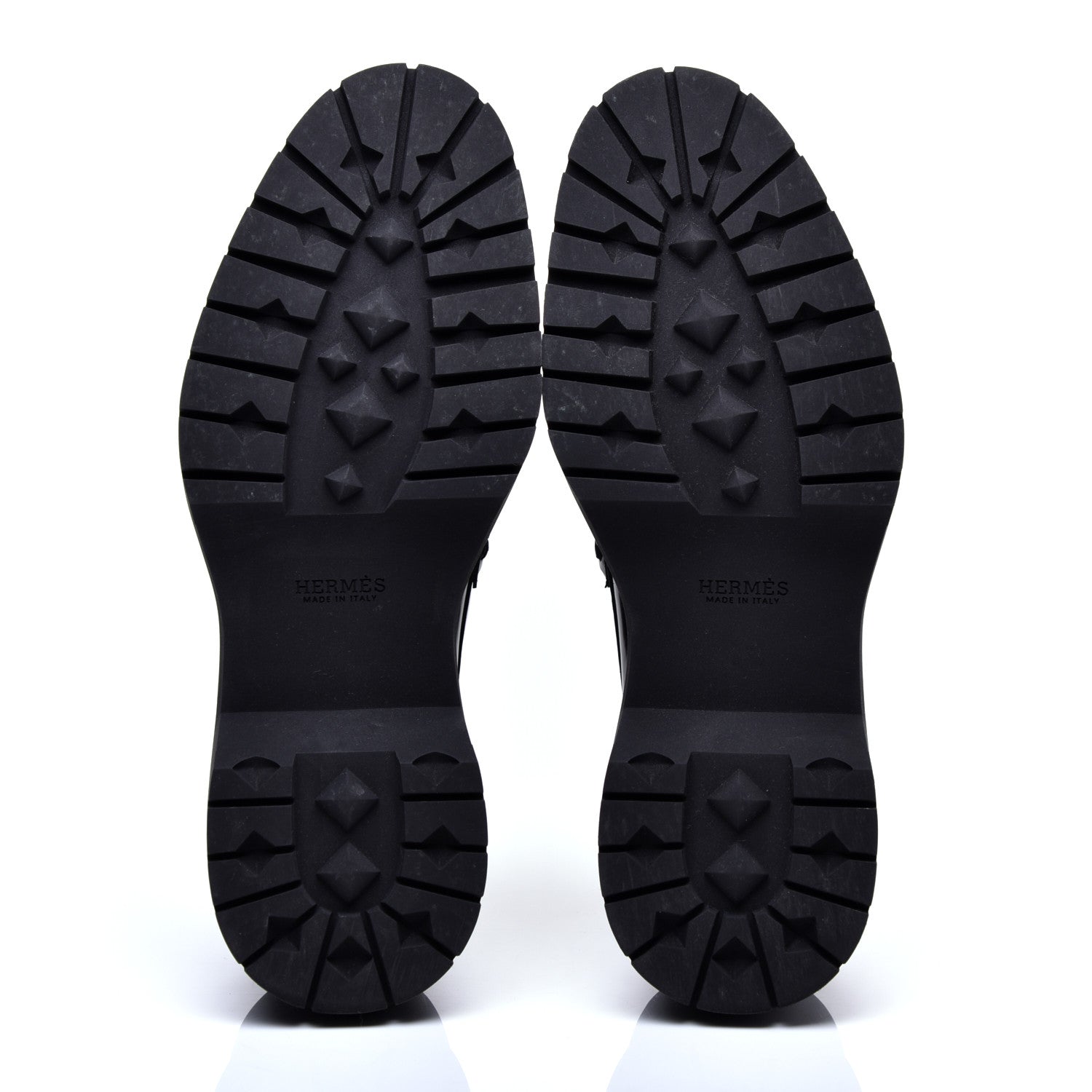 Hermes Toscan Calfskin Neoprene Bill Loafer 37 Black 5 of 8