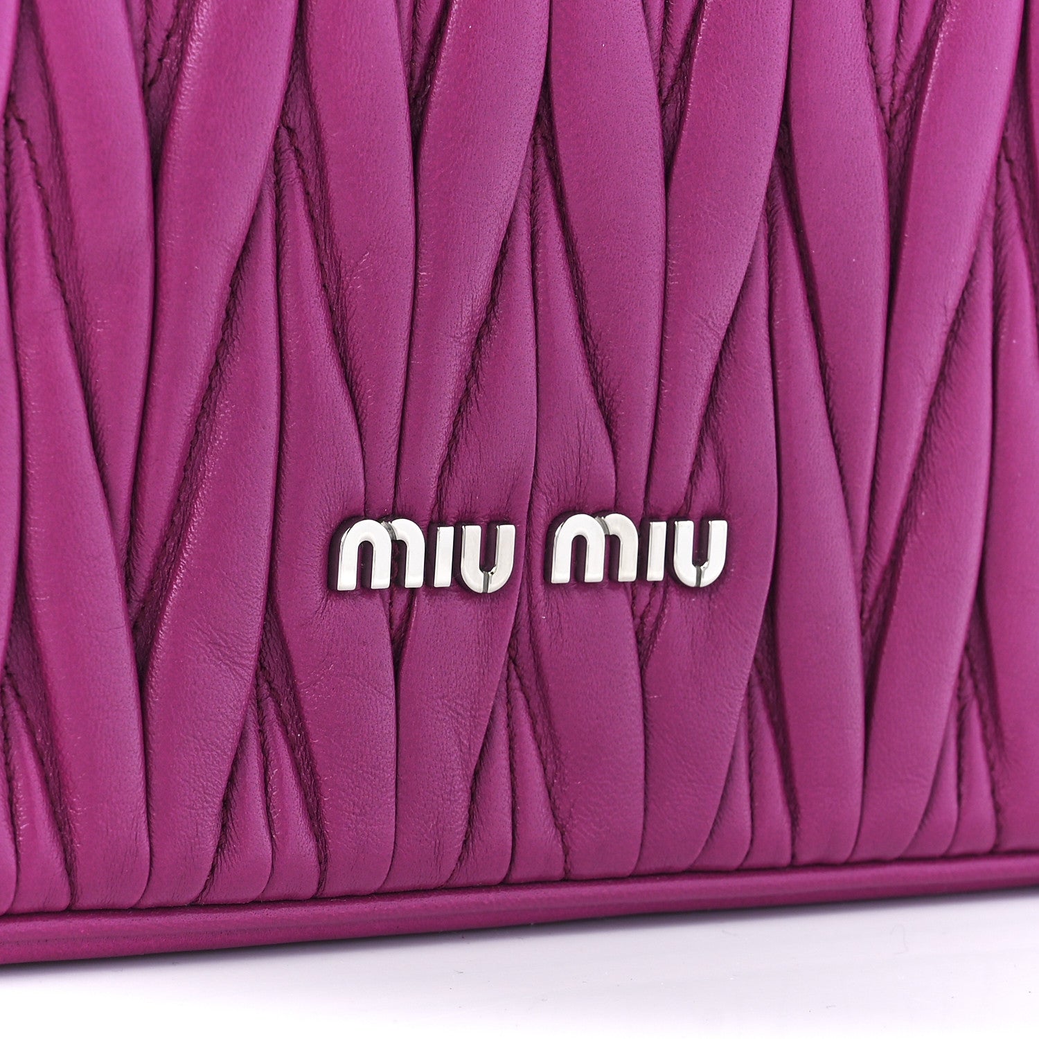 Miu Miu Nappa Matelasse Chain Flap Shoulder Bag Dalia 8 of 12