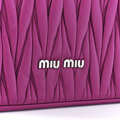 Miu Miu Nappa Matelasse Chain Flap Shoulder Bag Dalia 8 of 12