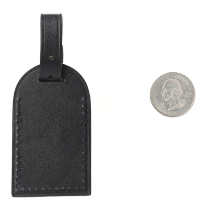 Louis Vuitton Calfskin City Steamer Luggage Tag Black 2 of 2