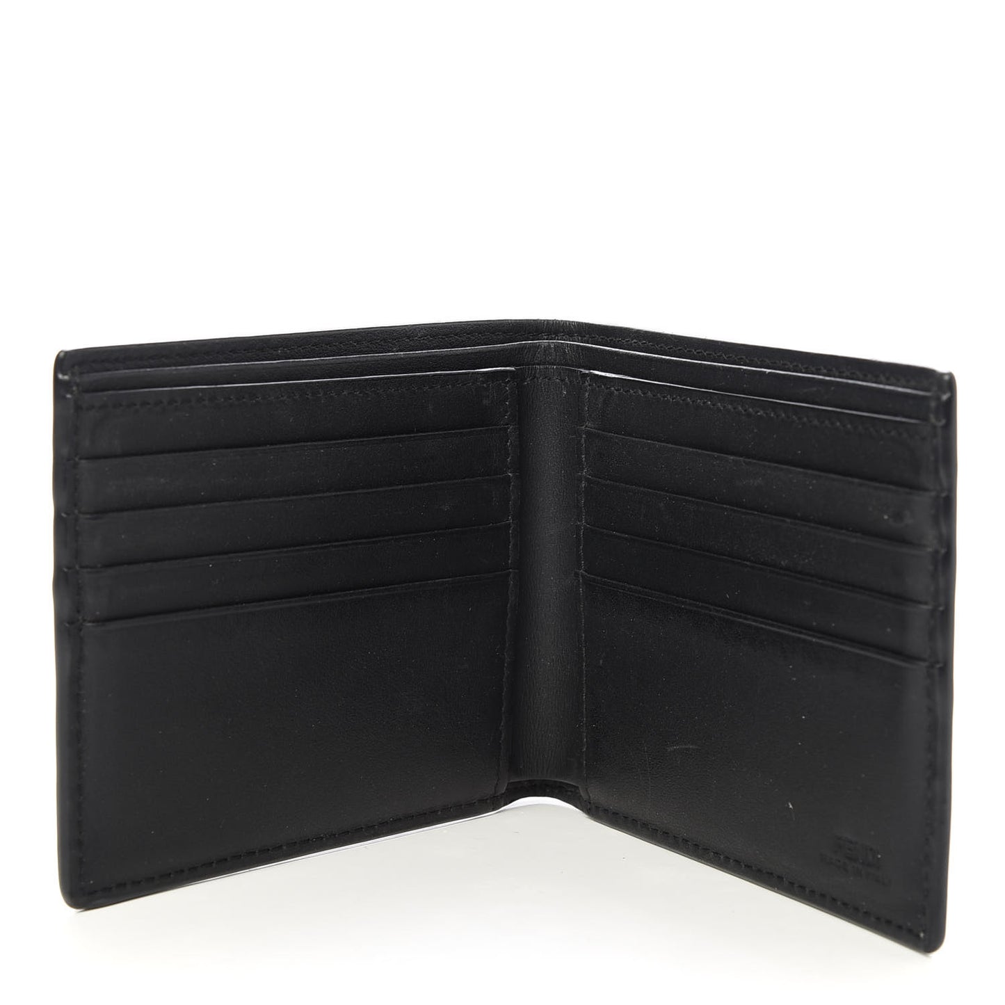 Vitello Century Elite Monster Eyes Bi-Fold Wallet Asfalto Graphite