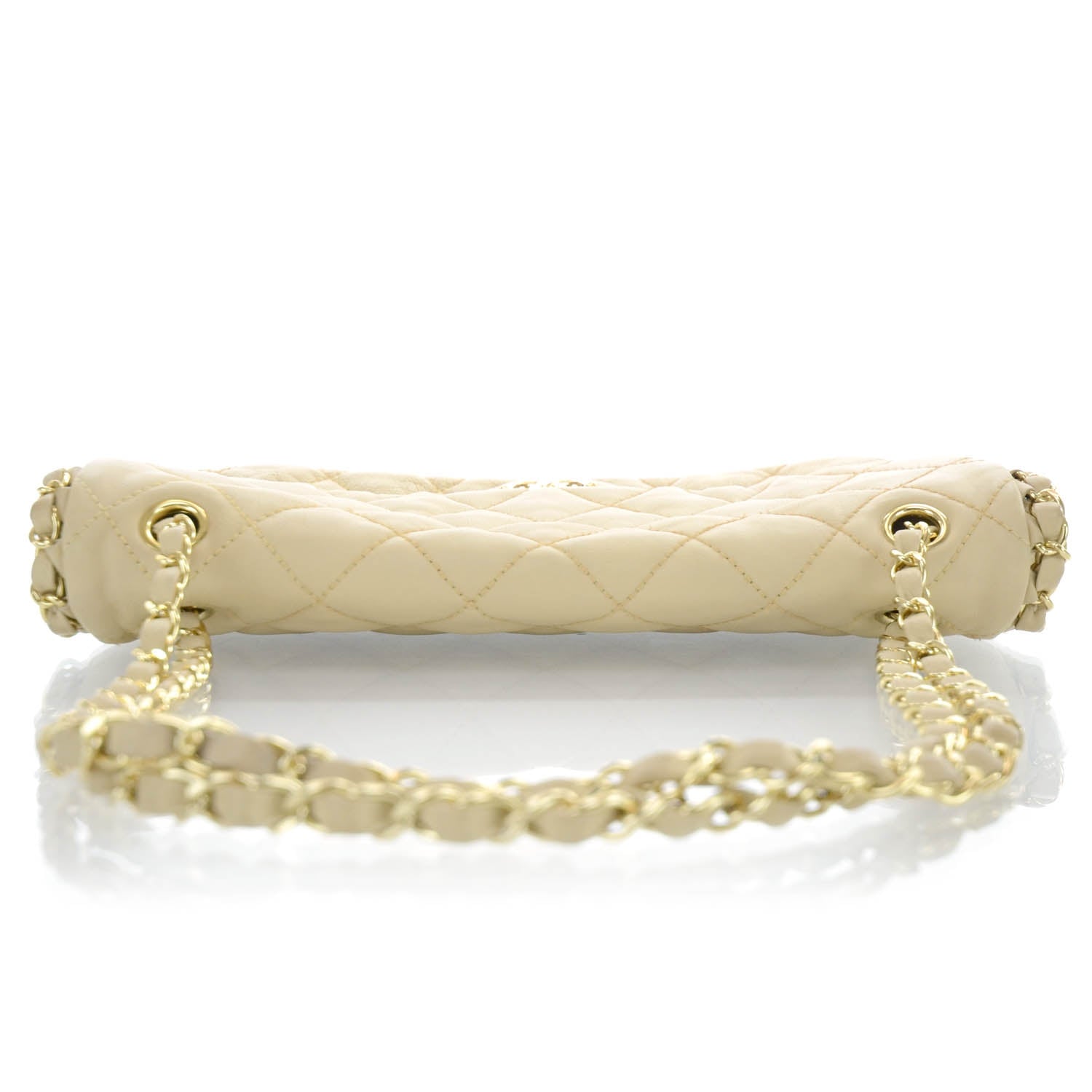 Chanel Lambskin Quilted Chain Me Flap Beige 5 of 11
