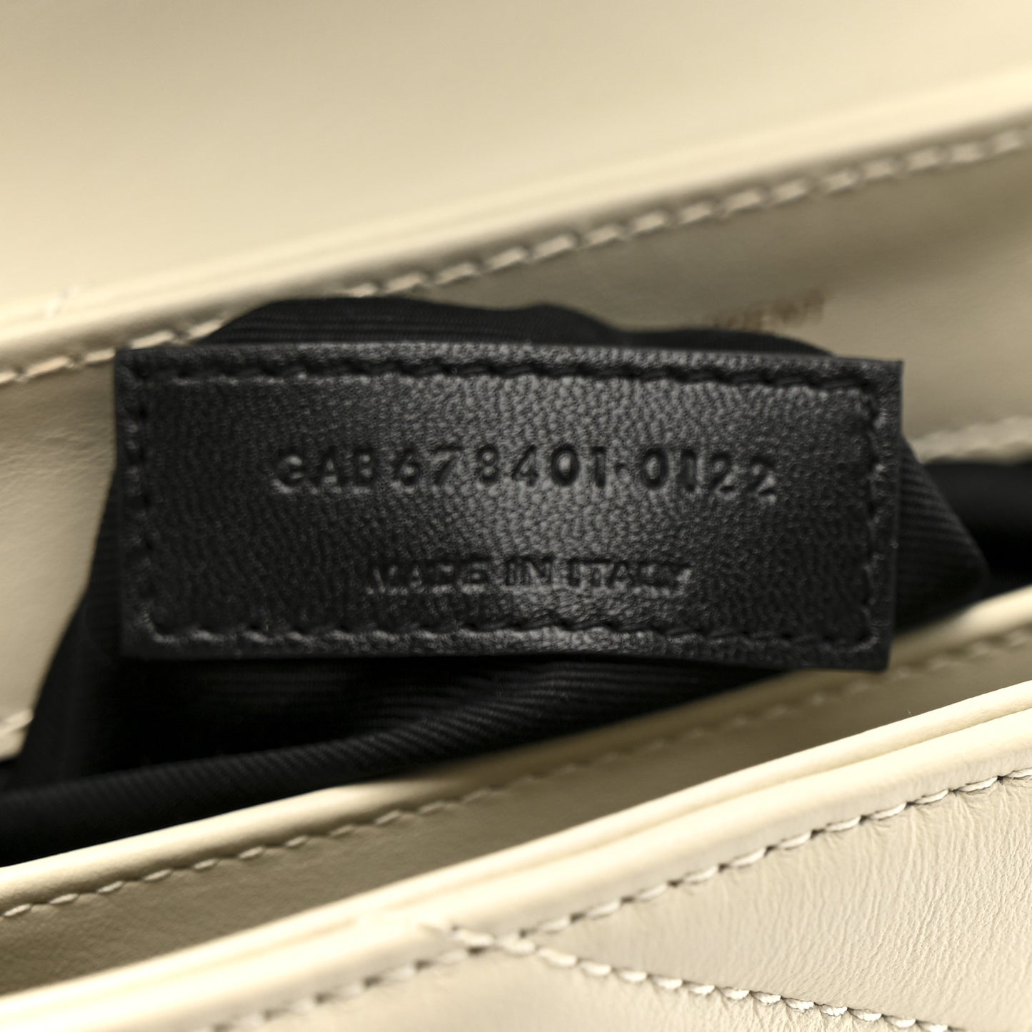 Calfskin Y Quilted Monogram Toy Loulou Crossbody Bag Crema Soft