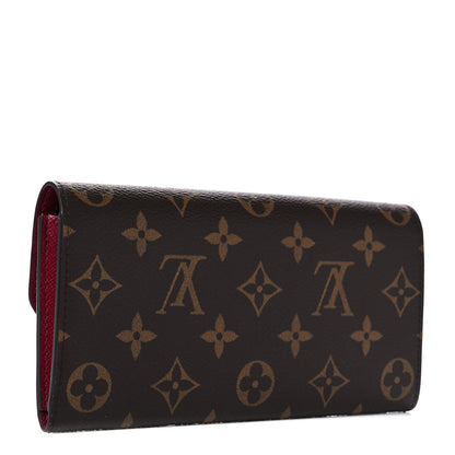 Louis Vuitton Monogram Emilie Wallet Fuchsia 3 of 10