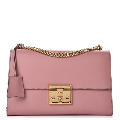 Gucci Moon Calfskin Medium Padlock Shoulder Bag Carmine Rose 1 of 10