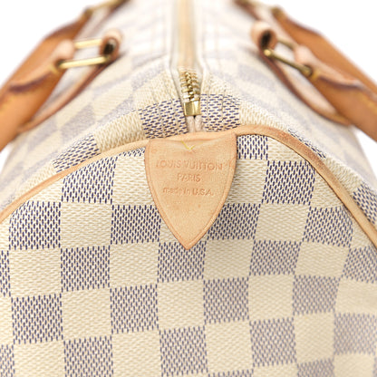 Louis Vuitton Damier Azur Speedy 30 5 of 17
