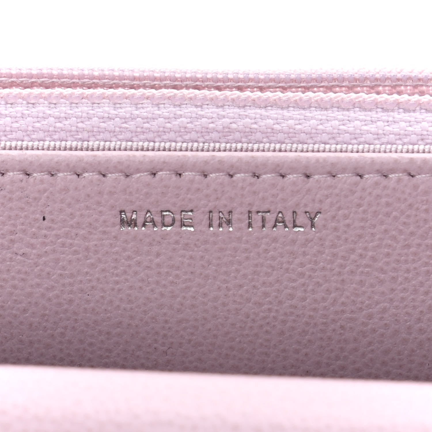 Chanel Grained Calfskin Quilted CC Box Wallet On Chain WOC Light Pink 7 of 12