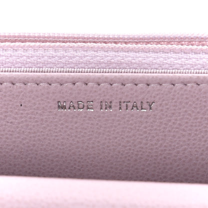 Chanel Grained Calfskin Quilted CC Box Wallet On Chain WOC Light Pink 7 of 12