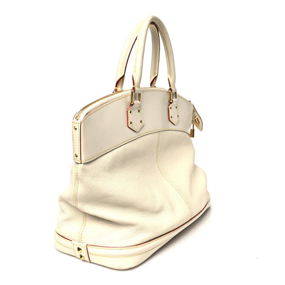 Louis Vuitton Suhali Lockit MM White 3 of 9