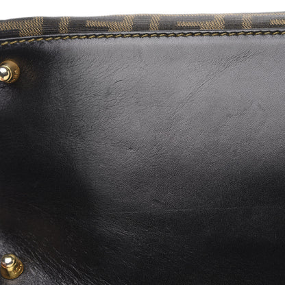 Fendi Zucca Top Handle Tote Tobacco 10 of 11