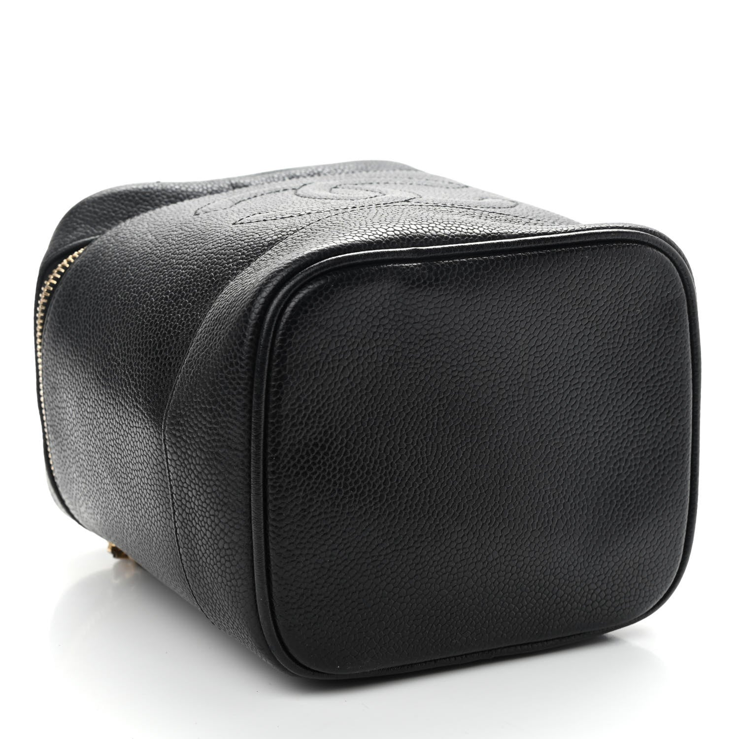Chanel Caviar Vanity Cosmetic Case Black 4 of 10