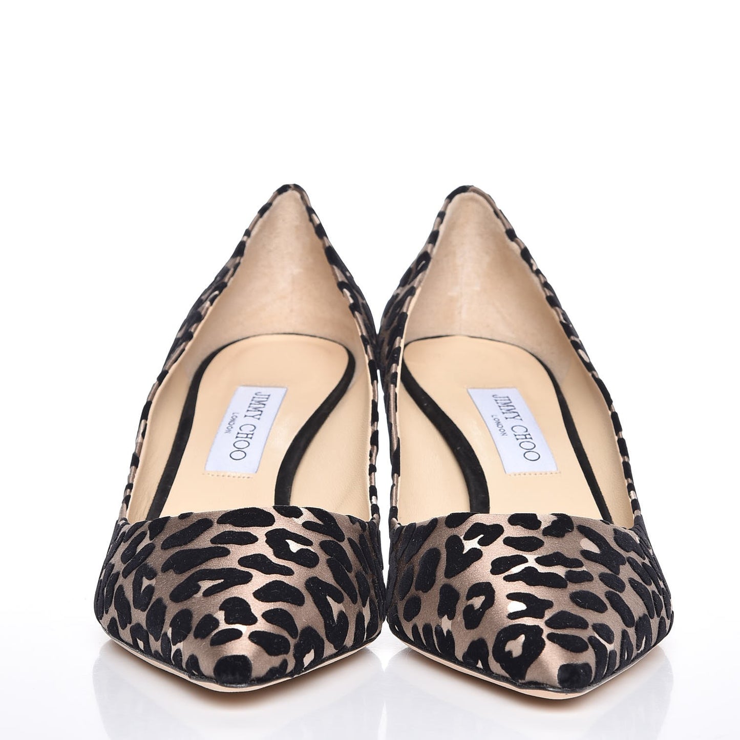 Satin Romy 80 Pumps 42 Leopard