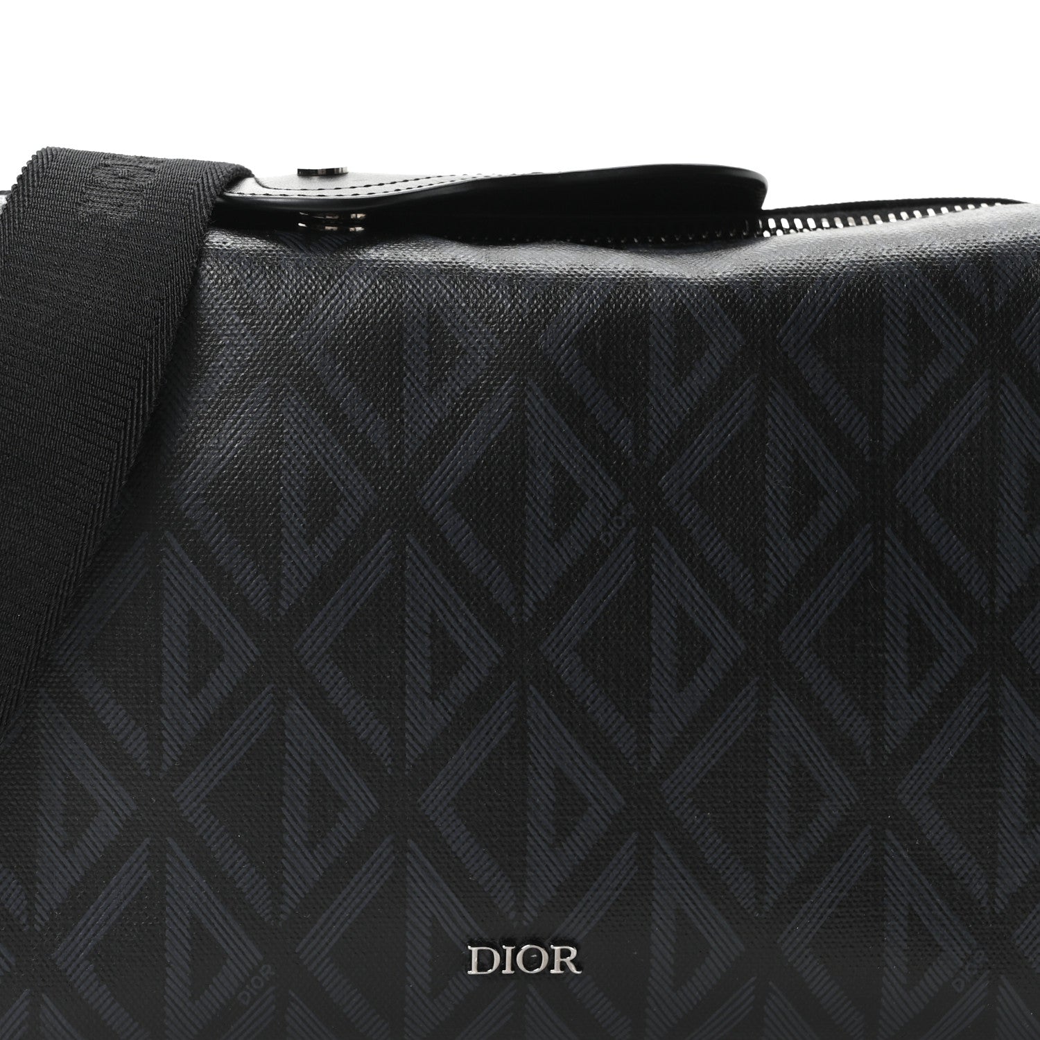 Christian Dior Canvas CD Diamond Lingot 22 Bag Black 7 of 9