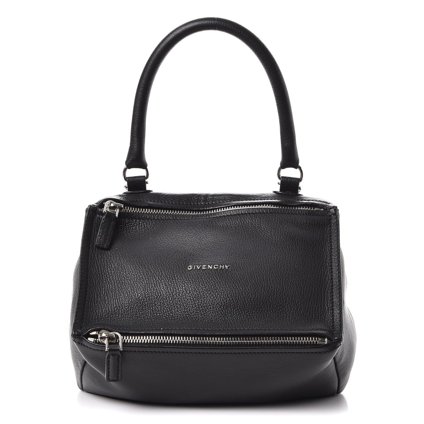 Sugar Goatskin Small Pandora Black