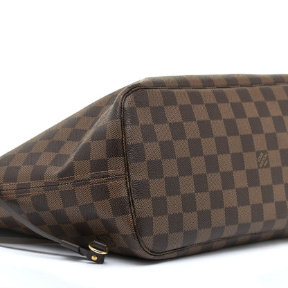 Louis Vuitton Damier Ebene Neo Neverfull MM Rose Ballerine 9 of 28
